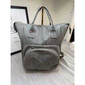 Enfamil Wonderbag Insulated Diaper Backpack Baby Formula Bag Grey Smoke Free